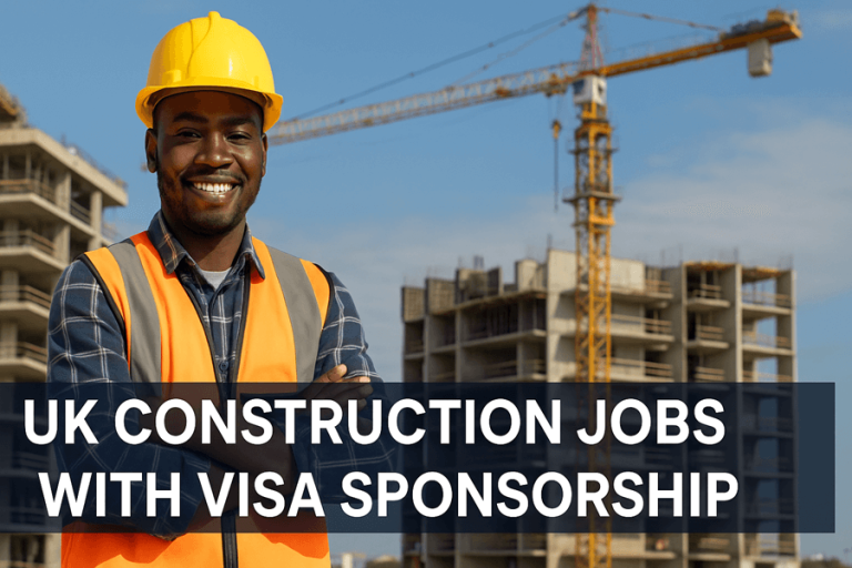 UK Construction Jobs with Visa Sponsorship for Foreigners